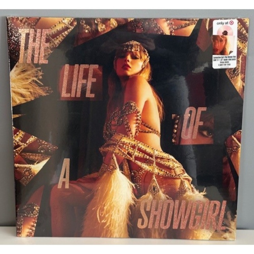 Sealed Taylor Swift TARGET Pink LIFE OF A SHOWGIRL THE CROWD IS YOUR KING Vinyl
